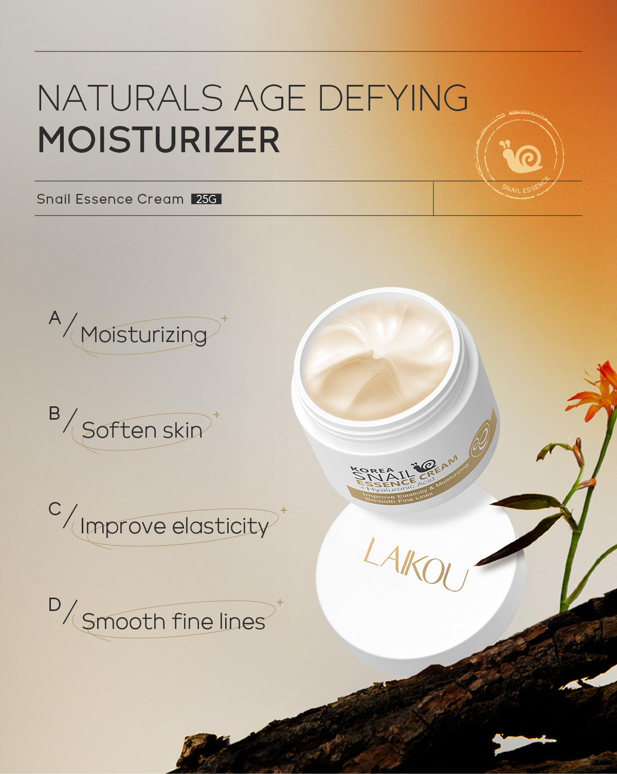 Anti-Aging Snail Collagen Face Cream – Firming, Whitening & Skin Repair