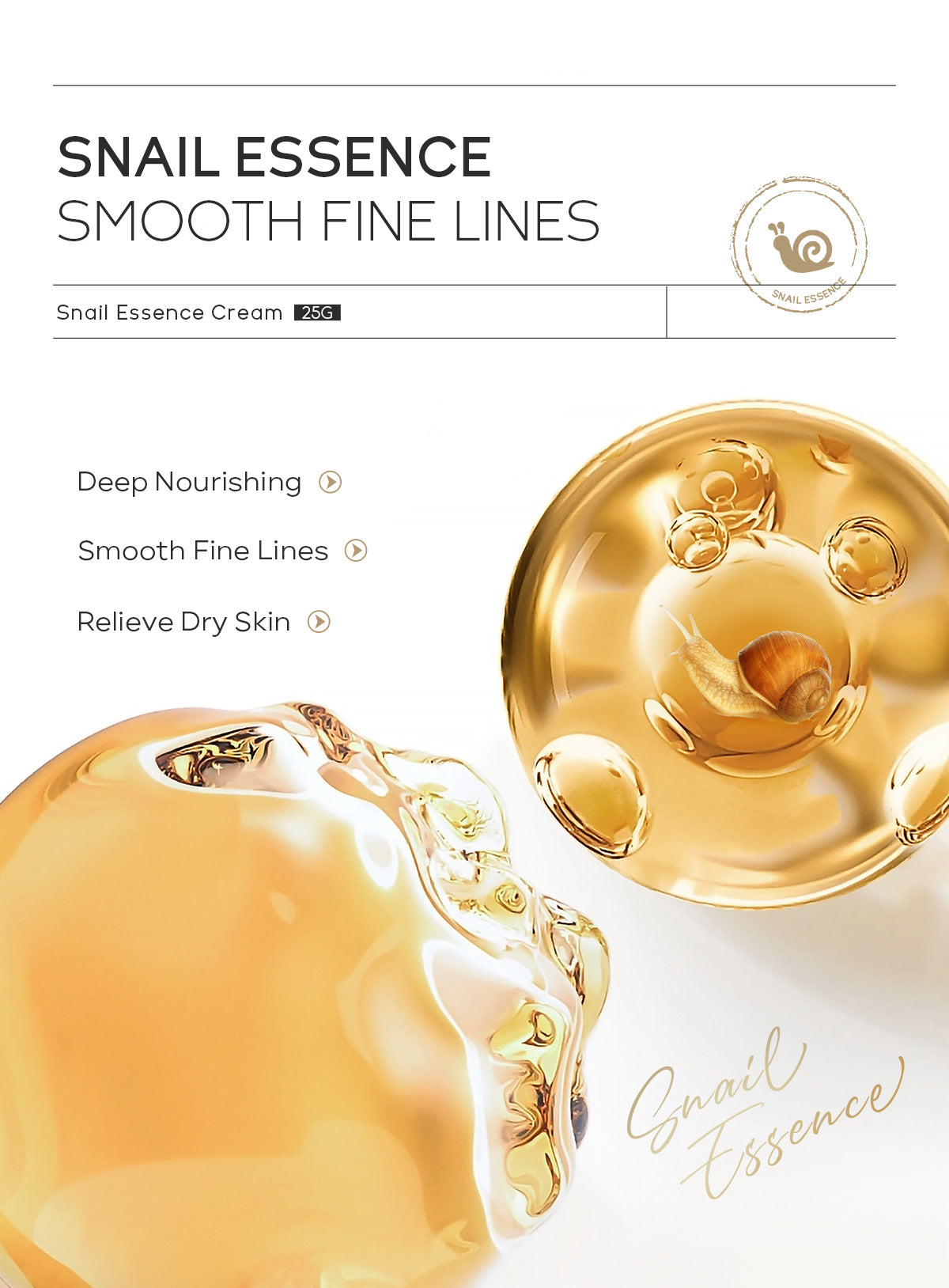 Anti-Aging Snail Collagen Face Cream – Firming, Whitening & Skin Repair