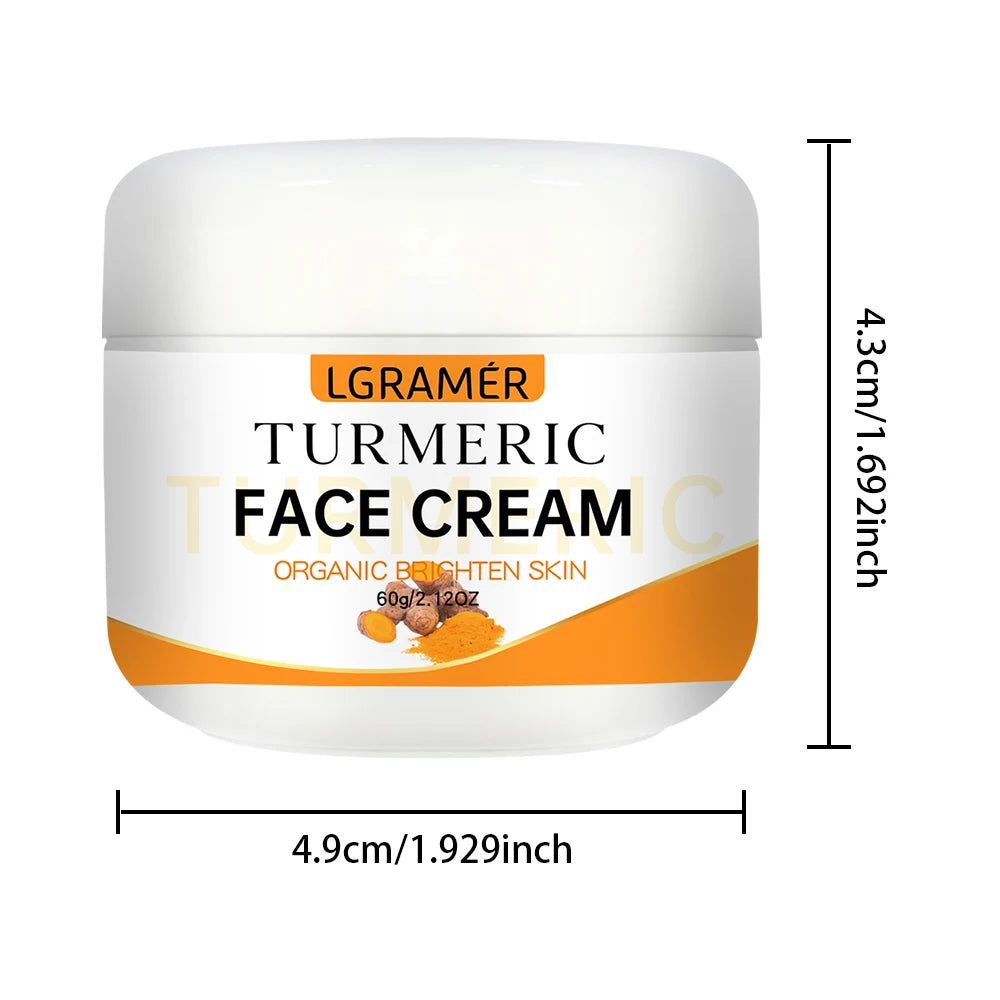 Youthful Glow Turmeric Face Cream – Brighten, Moisturize & Wrinkle Remover