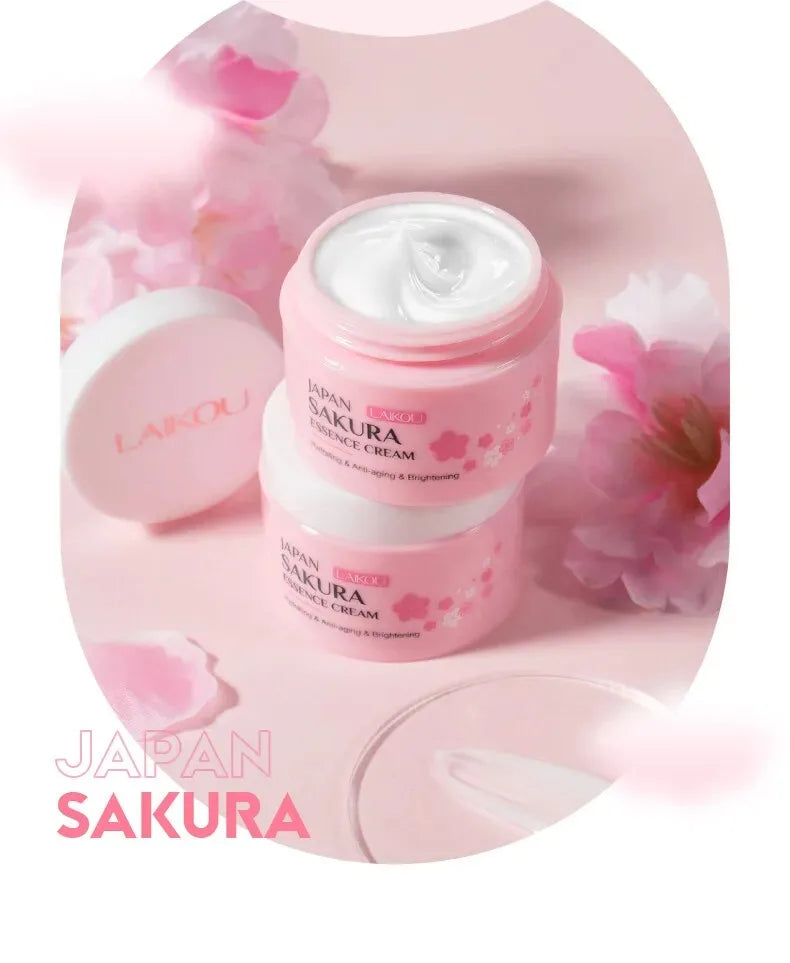 LAIKOU Sakura Hyaluronic Face Cream – Brightening & Oil Control, 25g
