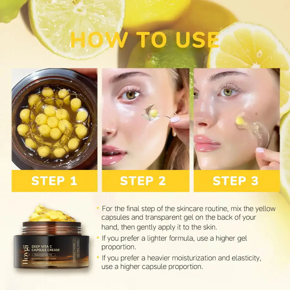 Deep Vita C Capsule Cream – Glow & Hydrate